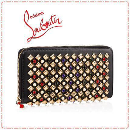 最新レア未入荷【ルブタン 財布 コピー】 Panettone Cubisteガンメタスパイク