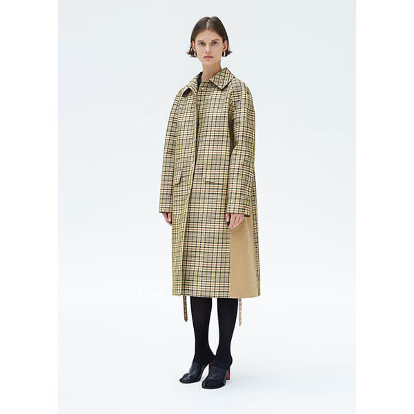 17秋冬新作 セリーヌ服コピー セリーヌ ボンデッドレインコート チェック