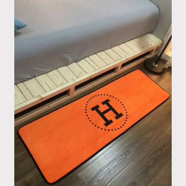 エルメス 玄関マット 偽物 パロディー エルメス トイレマット ラグカーペット 長方形 2色 9082312