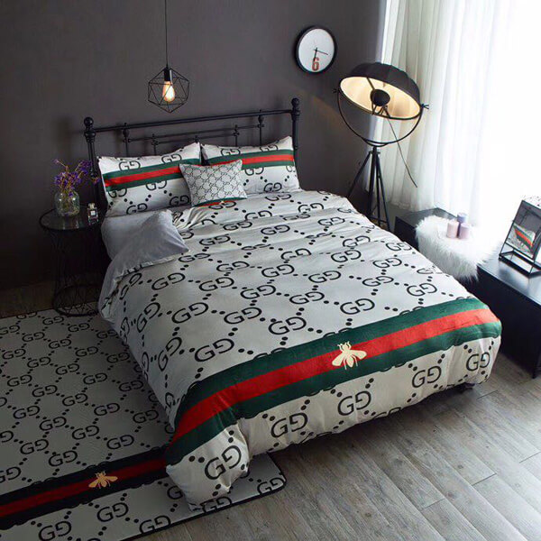 グッチ 布団カバー 寝具カバー 枕カバー シーツカバー 肌に優しい 水晶マイクロファイバー生地 9082401