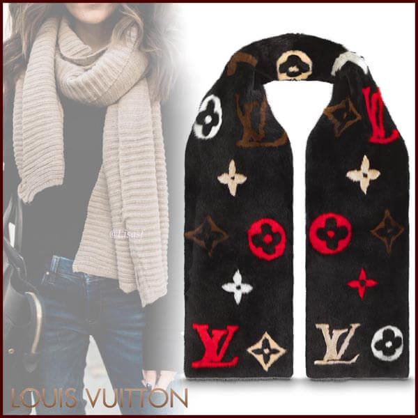 2020年人気新作☆ルイヴィトン モコモコ マフラー コピー☆ミンクグラム マフラー〈ミンク〉9112830