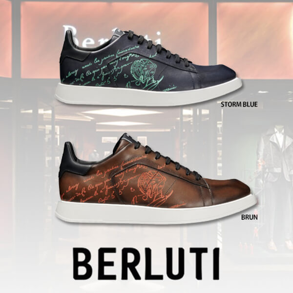 大人気ベルルッティ☆20SS☆ステラ スクリットレザースニーカー♪ 200207013