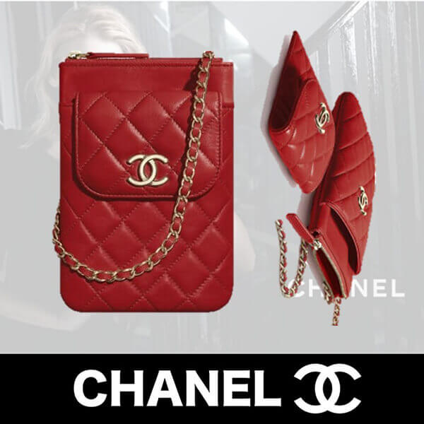 【国内配送】 シャネル ☆ 2020春夏 ショルダー フォンケース AP1191 B02328 N5952