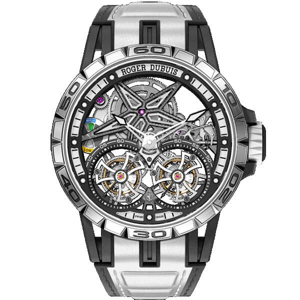 ロジェデュブイ コピー RDDBEX0716 エクスカリバー スパイダー ダブルフライングトゥールビヨン スケルトン