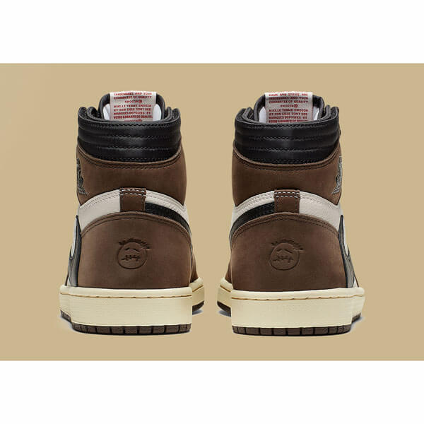 超激安！ジョーダン トラビス 偽物 ナイキ エアージョーダン 1  レトロ CD4487-100 茶色