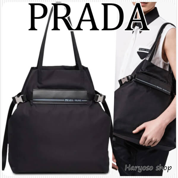 VIP価格★プラダ偽物★ logo patch medium ナイロントートバッグ 1BG211