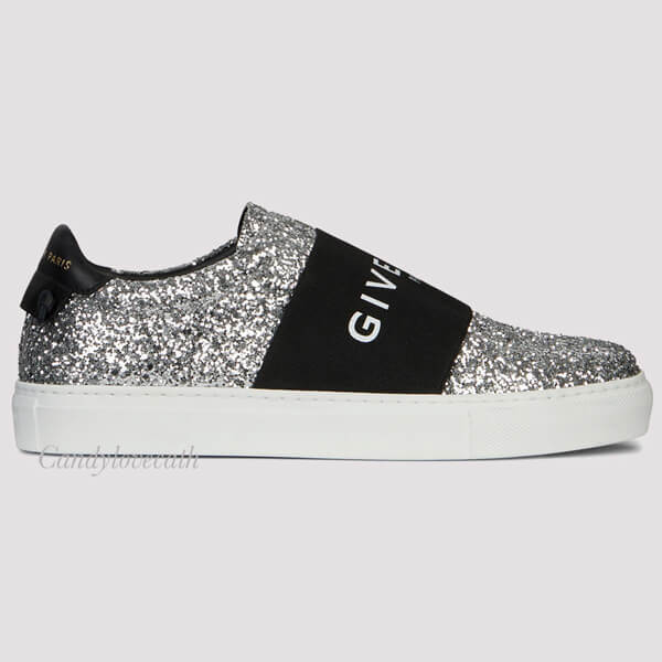 ジバンシィコピー ジバンシィ グリッター ジバンシィ PARIS ストラップ スニーカー96W6