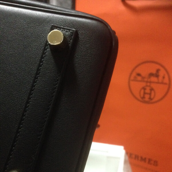 2021新作 大人気 エルメス バーキン25 偽物 黒 スイフト ゴールド金具 PK27