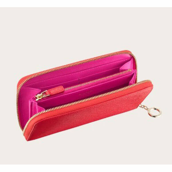 すぐお届け【ブルガリ】   偽物カーフレザー長財布37578