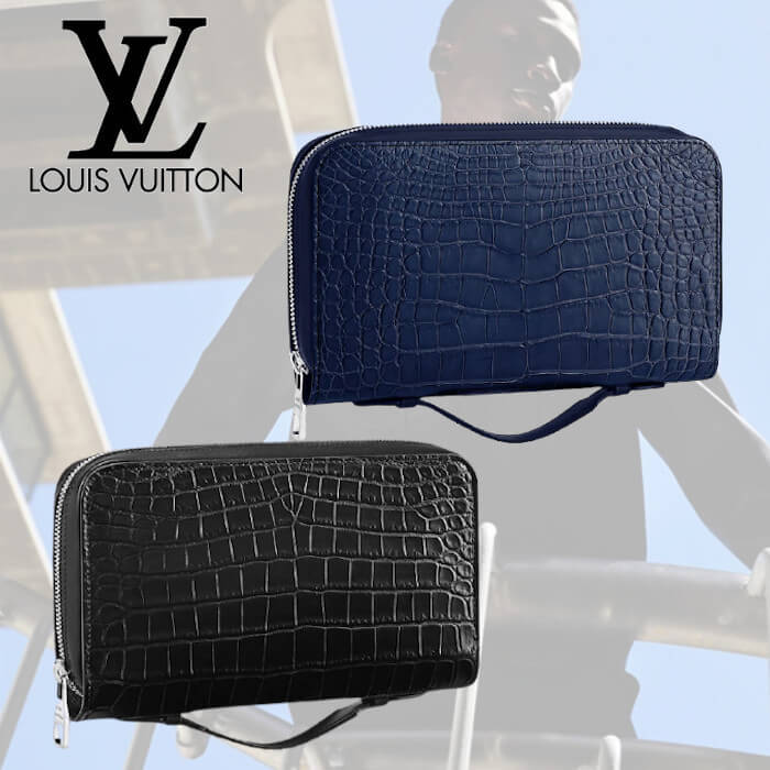 【入手困難 】ヴィトン ジッピー XL クロコダイル財布 偽物 レザー 気品溢れる 2色 N93081