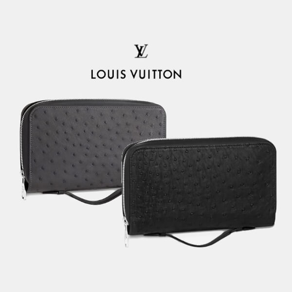 日本未入荷★ルイヴィトン★ジッピー XL ダチョウ革 長財布 2色 N93456 N94712