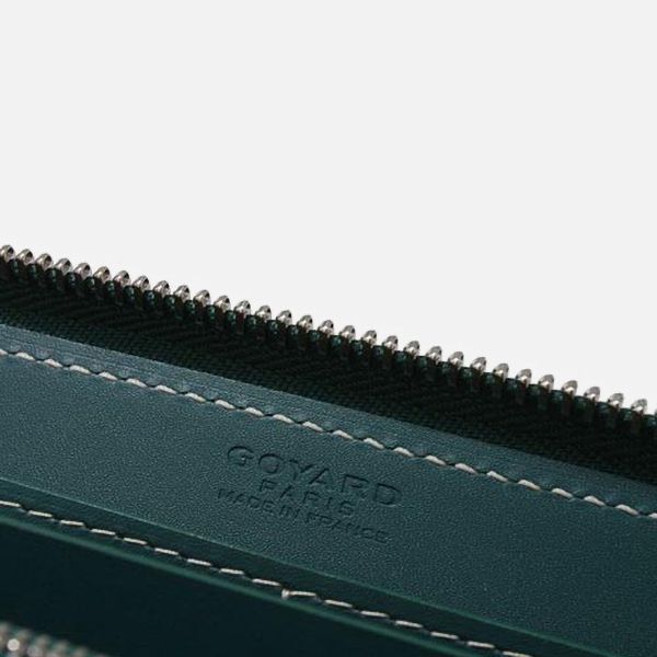 ★ゴヤール/ゴヤール スーパーコピー★シルバー×ジップ長財布×グリーン★新作★  21032507