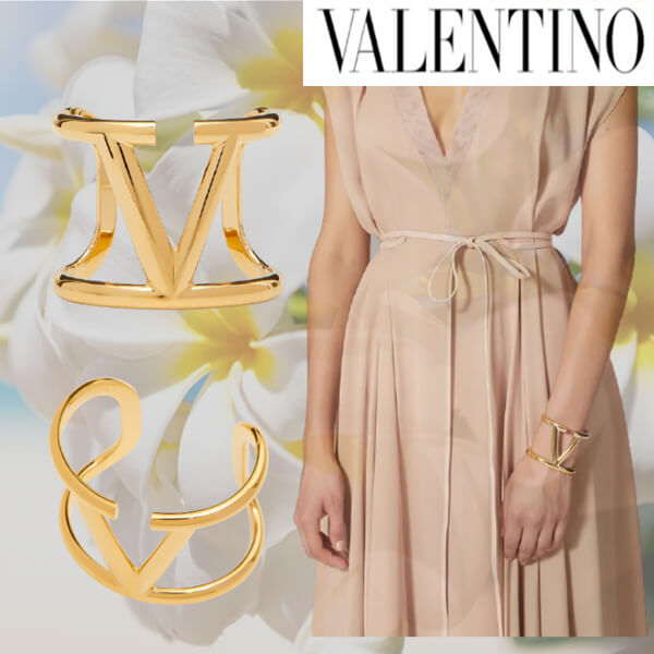 ヴァレンティノ スーパーコピー メタル Vロゴ ブレスレット 21033122