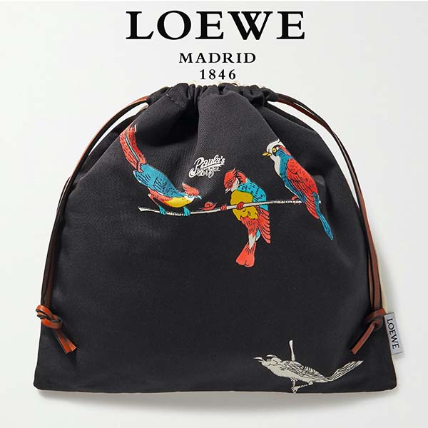 容量大!!★ロエベ 偽物★Paulas Ibiza printed キャンバスポーチ☆C822057X08