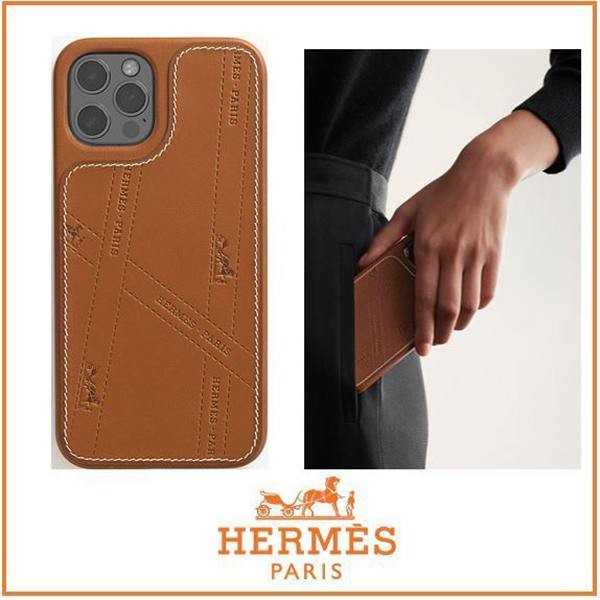 エルメス iPhone12・ iPhone13・13Proケース コピー《ボルデュック》H0007441A34