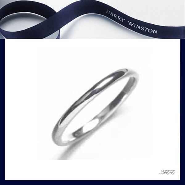 ハリーウィンストン リング 偽物日本未入荷!ダイヤなしマリッジリング 21061036