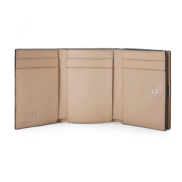 【ロエベ ウォレット コピー】 アナグラム トリフォルド 6 cc ウォレット0010508422 黑