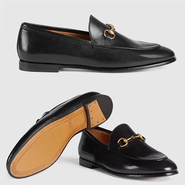 グッチ ローファー コピー☆〔ヨルダーン〕 レザーホースビットローファー 404069 BLM00 1000