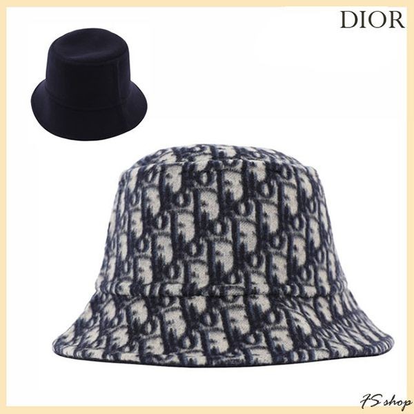 ディオール バケットハット 偽物◆ OBLIQUE リバーシブル バケットハット [関税込]11DCH923I100 580
