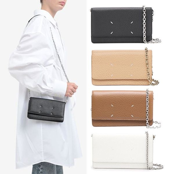 【メゾンマルジェラ コピー】Leather チェーン 財布★21071419