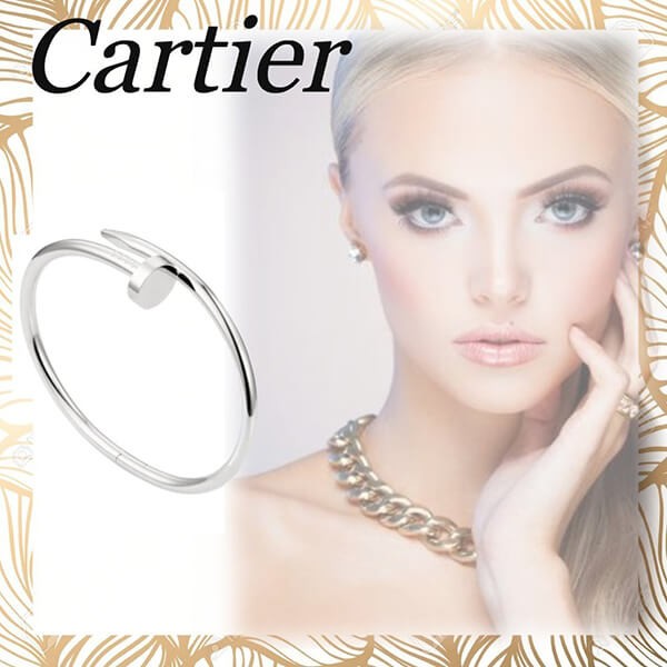 【カルティエ】ジュスト アン クル ブレスレット コピー WG B6048317