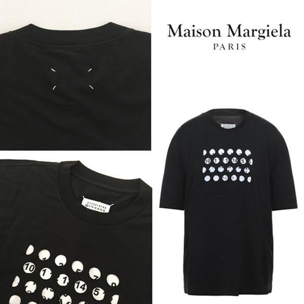 メゾンマルジェラ コピー☆【入手困難】数字ロゴ Tシャツ 21072114