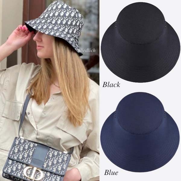 ☆ディオール ハット 偽物☆“Teddy D”リバーシブル♪コットン*ボブハット＊2色 95TDD923A130_C900