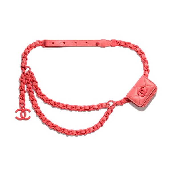 シャネル ベルト付き AirPods Pro ケース 偽物 黒白 ピンク AP1956 B04836 C0200