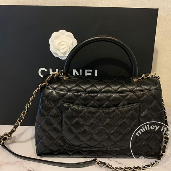 スーパーコピー 優良サイト シャネル 偽物 ココハンドル Mサイズ ハンドバッグ  A92991B05061