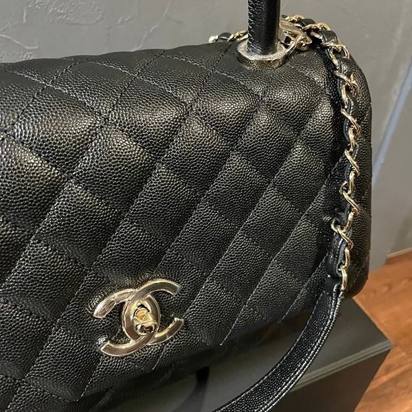 スーパーコピー 優良サイト シャネル 偽物 ココハンドル Mサイズ ハンドバッグ  A92991B05061