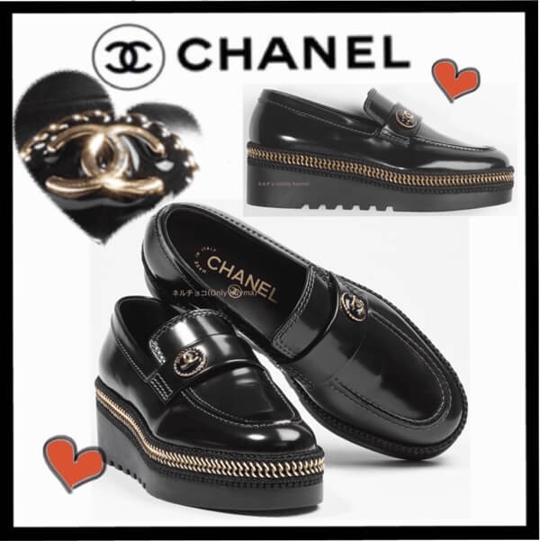 《新作限定♪カッコ可愛い♡》シャネル コピー 厚底ローファー 21091403