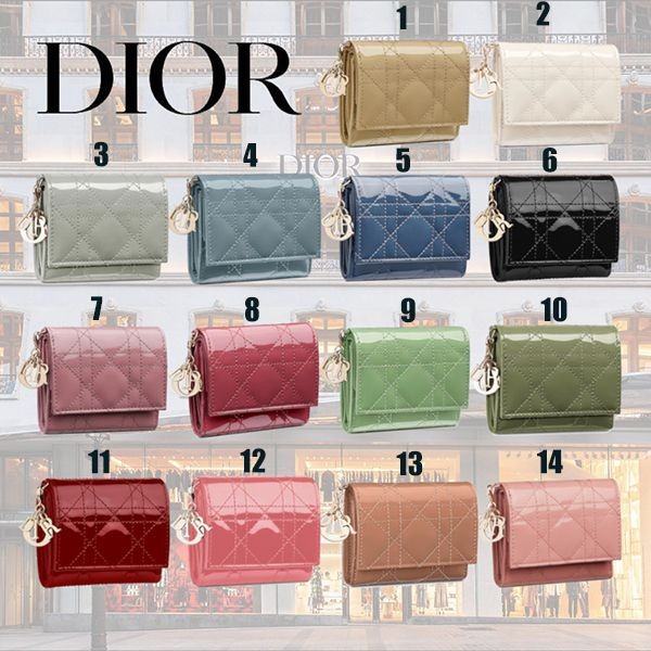 レディディオール ロータスウォレット偽物 14色展開*可愛い♪S0181OVRB_M323​