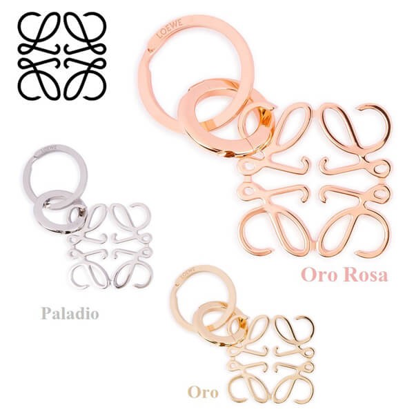 新作入荷ロエベ ブローチ アナグラムブローチ 偽物 メタルキーリング 111.25.203