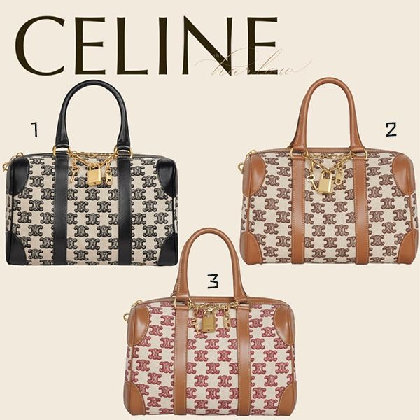 ★セリーヌ★大人気 スモール ボストンバッグコピー トリオンフ 刺繍 193652CS8.38NO