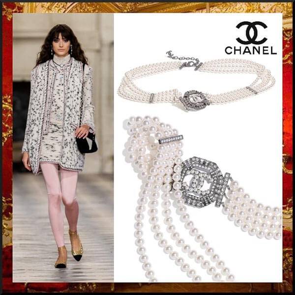 シャネル ベルト コピー21Metiers dart ストラス コスチュームパール AB6381B06018NC868