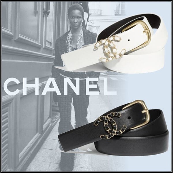 【シャネル ベルト 偽物】カーフスキン ゴールドメタル AA7418B0533210601