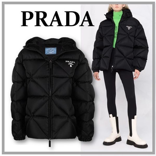 ★プラダ★リナイロン オーバーサイズ ダウンジャケット 偽物291952_1WQ8_F0002