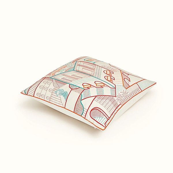 ☆Coussin Les Cavaliers☆《エルメス》カシミヤ100％クッション コピーH103346M