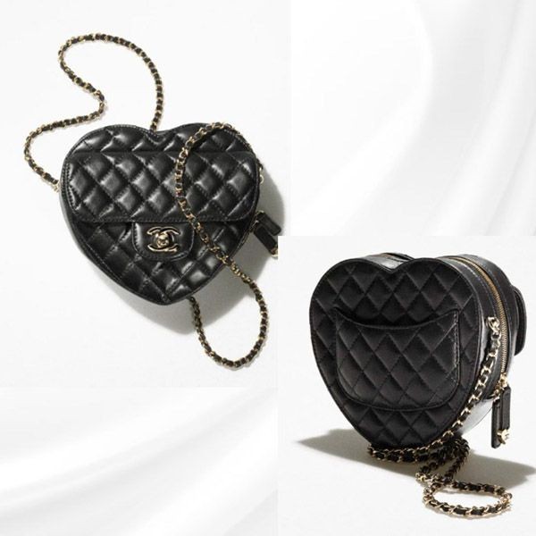 大人気★【シャネル】 22SS♡ハート ショルダーバッグ 偽物 ラージ AS3191 B07958 10601 