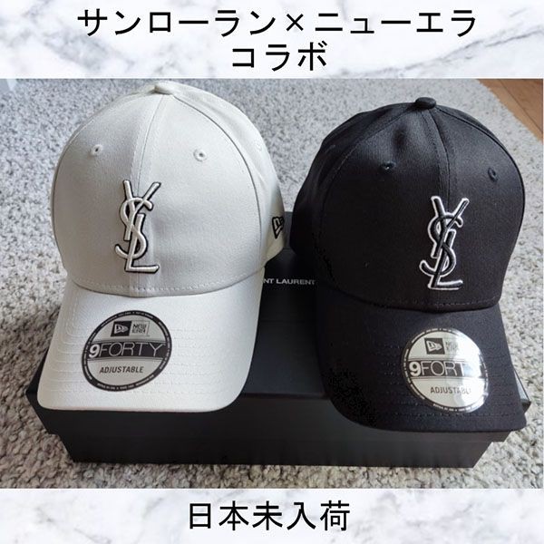【かす 愛用】サンローラン×ニューエラ★YSLキャップ 偽物 687687YCL361000