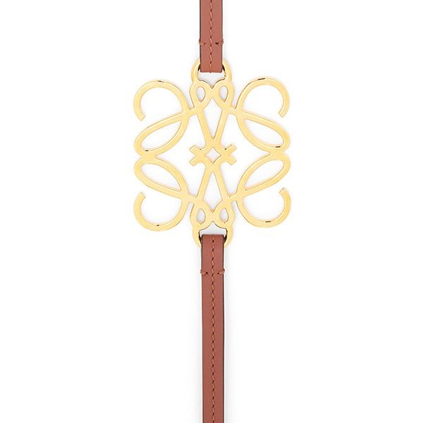 【新デザイン】ロエベ アナグラム カーフスキン ベルト コピー ◇ロゴ 2色 E619244X44