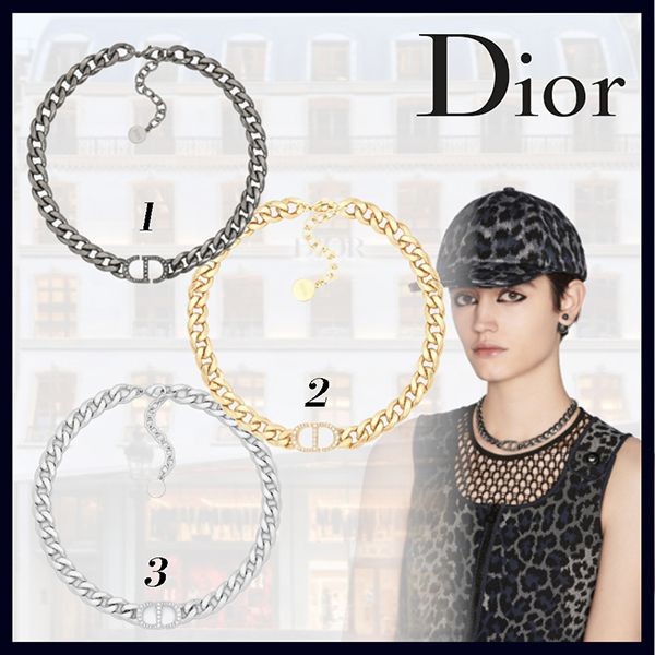 【即発】ディオール 30 MONTAIGNE ネックレス 偽物 クリスタル 3色展開 N1713MTGCY_D03S​