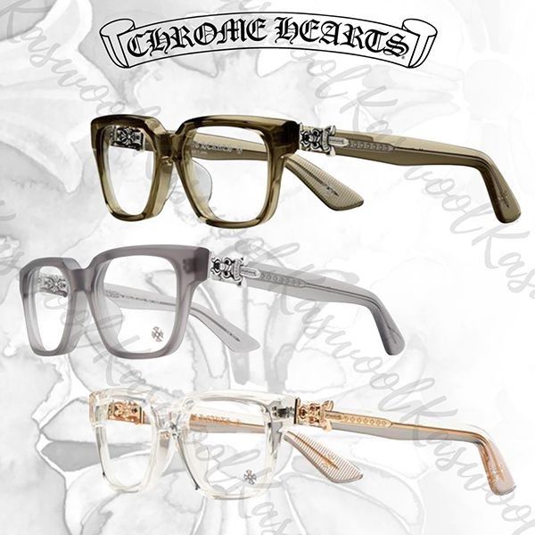 【平本蓮着用】クロムハーツ VAGILLIONAIRE II ダガー メガネ コピー