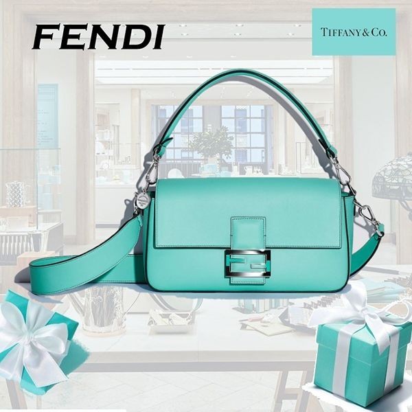 争奪戦☆ティファニー フェンディ 偽物 コラボ ハンド バッグ 23010101