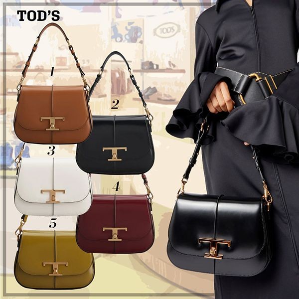 【即発】トッズ  コピー T タイムレス レザー ショルダー バッグ ミニ 5色 XBWTSGI0100KETB999