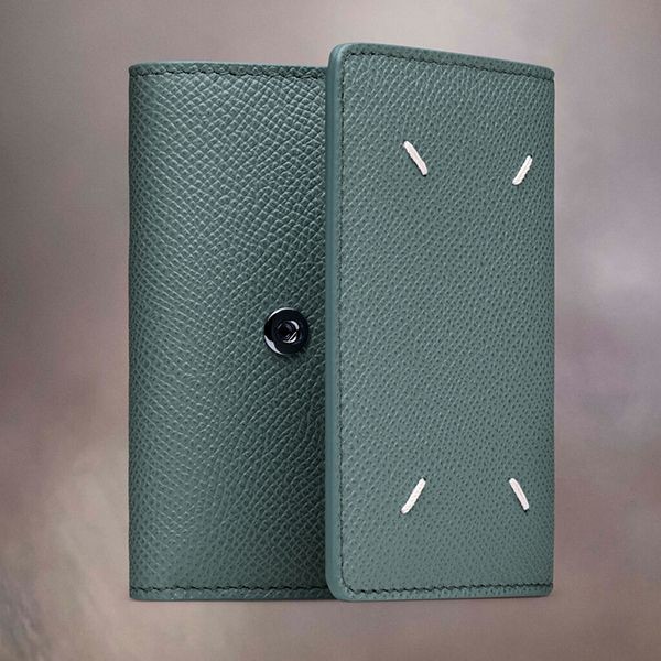 残り僅か〔メゾンマルジェラ コピー〕Recicla サフィアーノカーフレザー製 財布