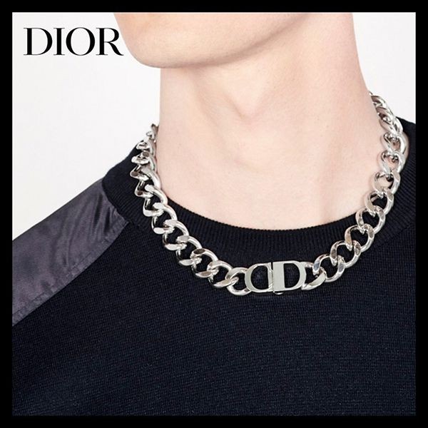 ディオール CD チェーンリンク 喜平 ネックレス コピー  N1097HOMMT_D000