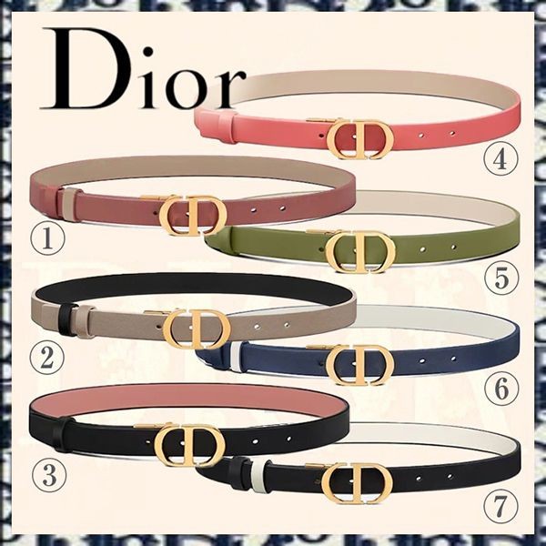 トレンドの最前線☆ディオール 30 MONTAIGNE リバーシブルベルト コピー 7色 B0178UWGA_M911