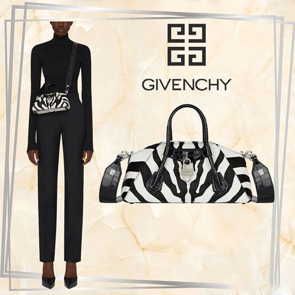 大人気定番ジバンシィ 偽物 アンティゴナ ストレッチ ミニバッグ ゼブラ BB50RHB1MQ-004