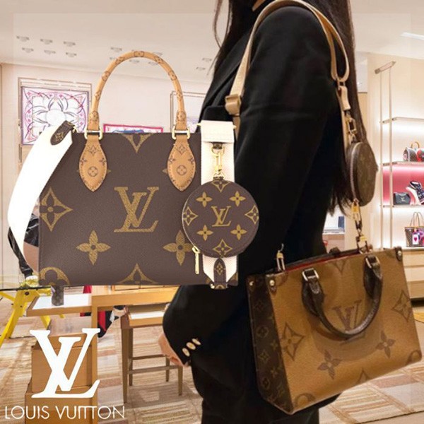 【コンパクトでで機能的】ルイヴィトン オンザゴーPM コピー トートバッグ M46373